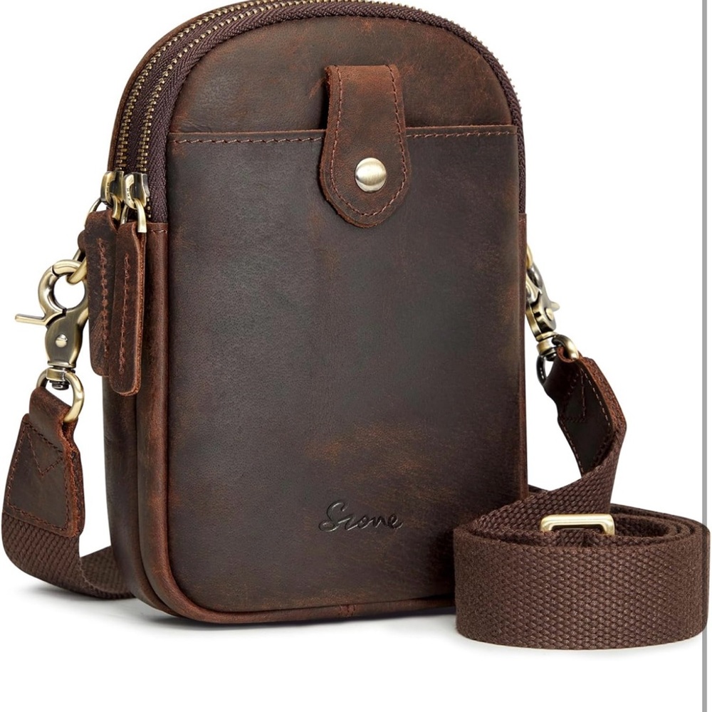 Tote Leather Bag and Crossbody Bag - Picture 12 of 16